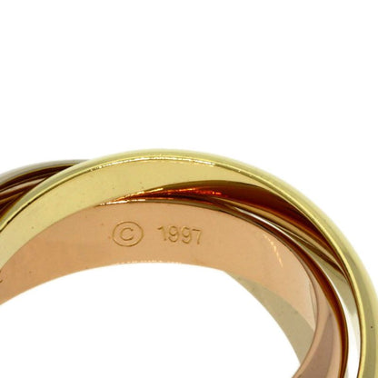 Cartier Trinity 52 Ring 18K Yellow Gold 18K White Pink