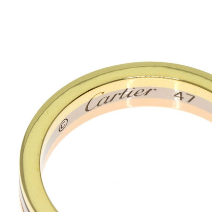 Cartier Three Color 47 Ring 18K Yellow Gold 18K White Pink