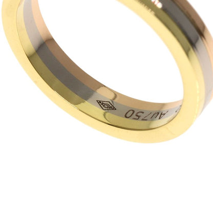 Cartier Three Color 47 Ring 18K Yellow Gold 18K White Pink