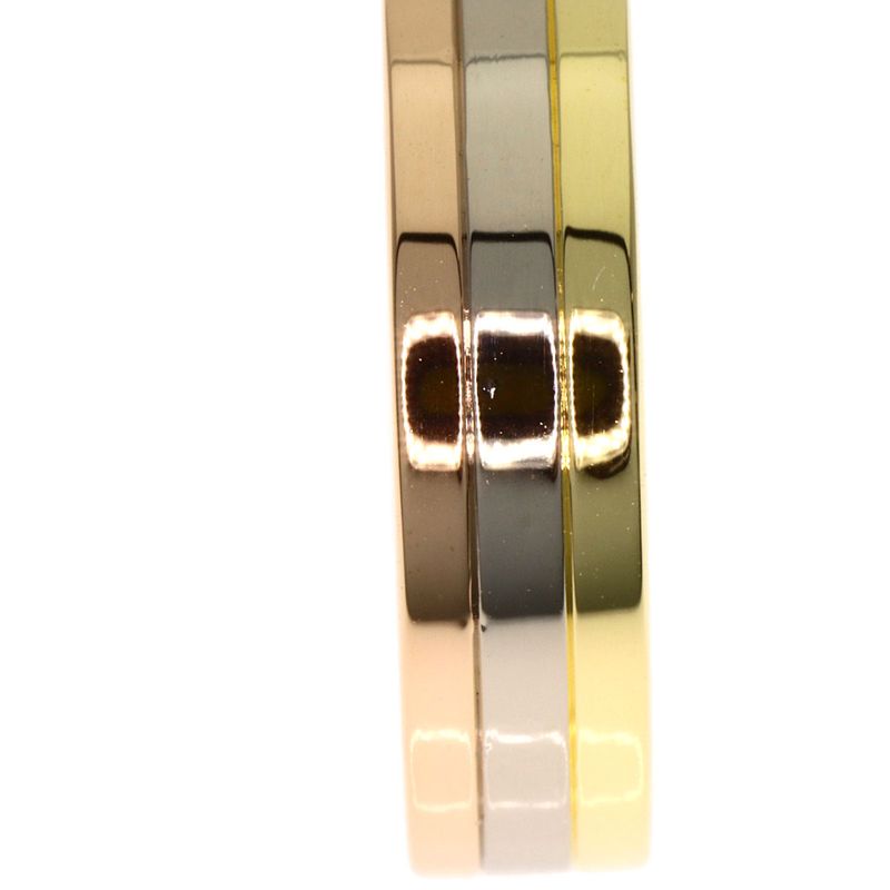 Cartier Three Color 48 Ring 18K Yellow Gold 18K White Pink