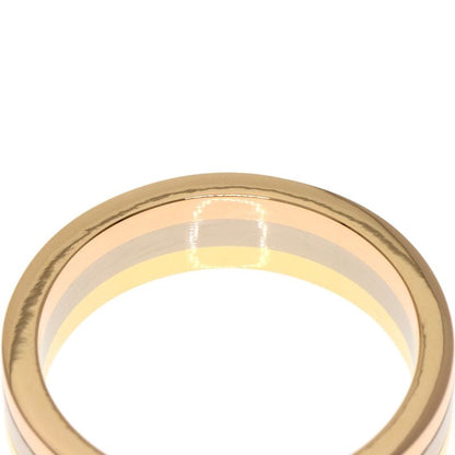 Cartier Three Color 48 Ring 18K Yellow Gold 18K White Pink