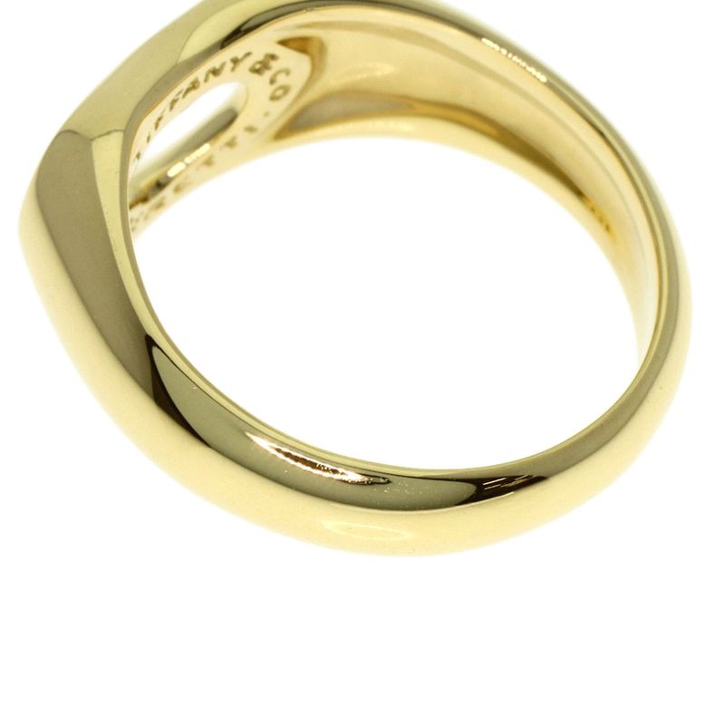 Tiffany & Co Open Heart Ring 18K Yellow Gold