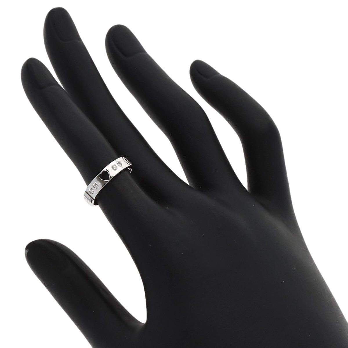 Gucci Icon Amor Diamond Ring 18K White Gold