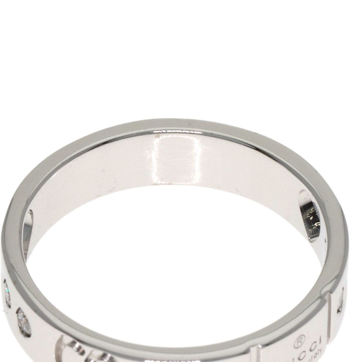 Gucci Icon Amor Diamond Ring 18K White Gold