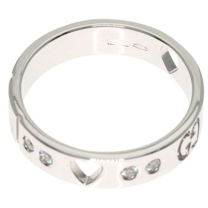 Gucci Icon Amor Diamond Ring 18K White Gold