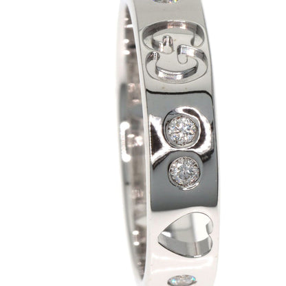 Gucci Icon Amor Diamond Ring 18K White Gold