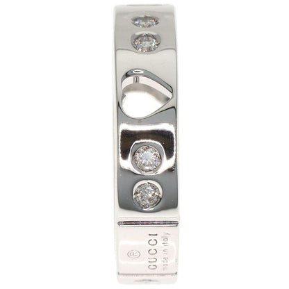 Gucci Icon Amor Diamond Ring 18K White Gold