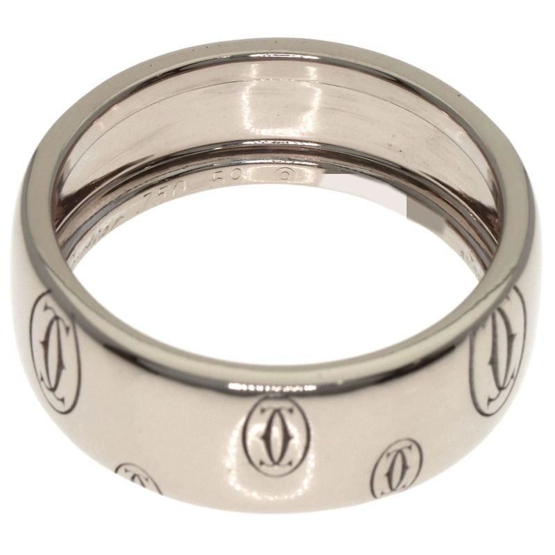 Cartier Happy Birthday 59 Ring 18K White Gold