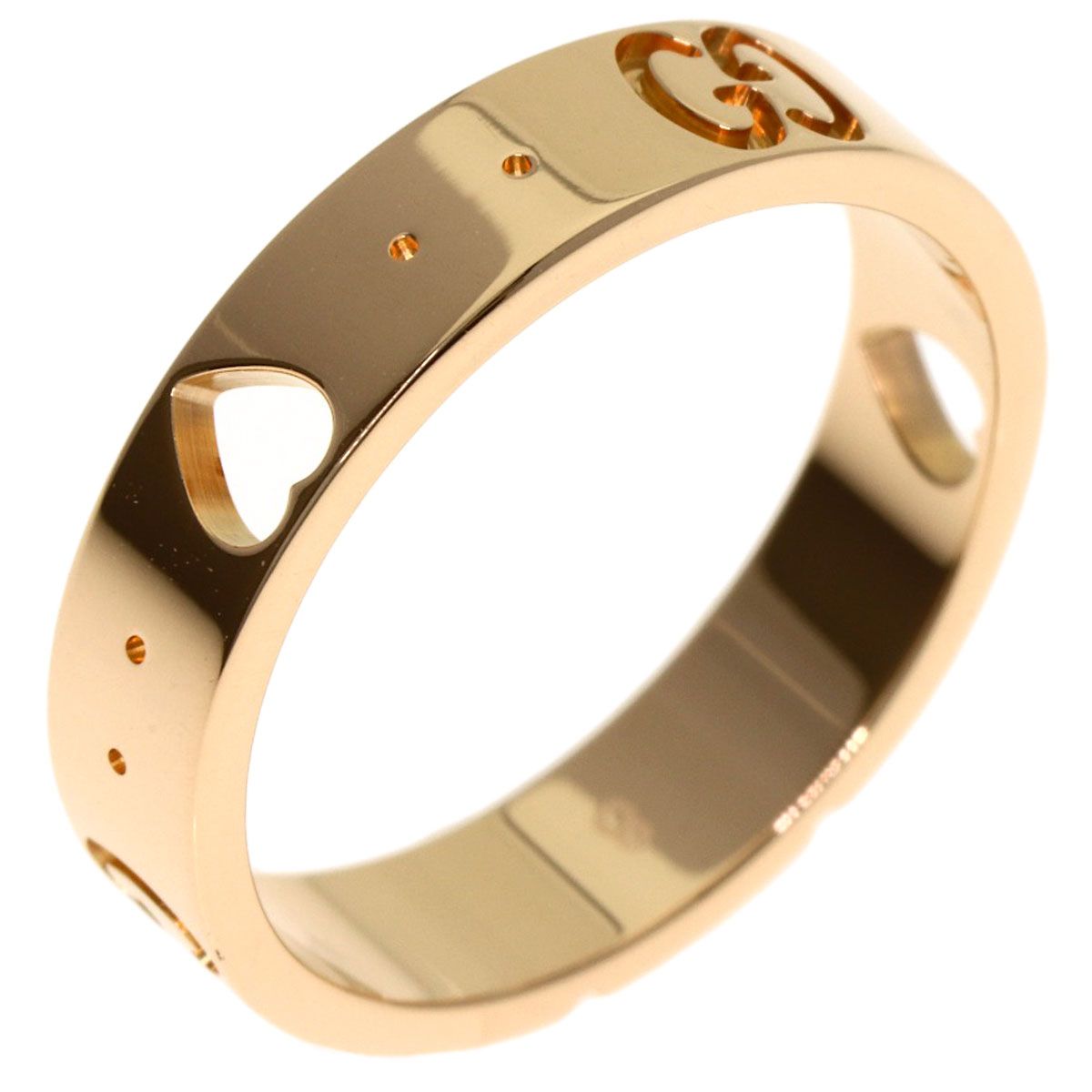 Gucci Icon Amor Heart Ring 18K Pink Gold