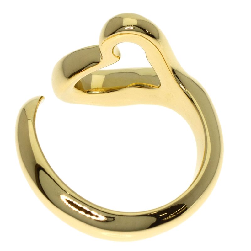 Tiffany & Co Open Heart Ring 18K Yellow Gold