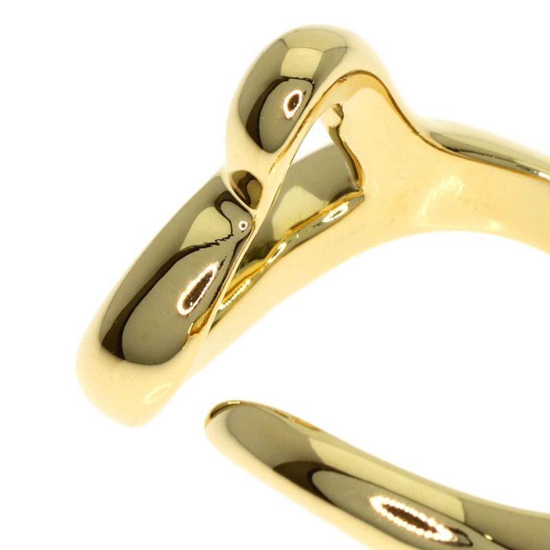 Tiffany & Co Open Heart Ring 18K Yellow Gold