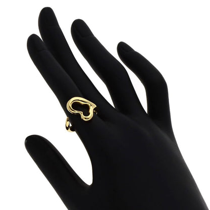 Tiffany & Co Open Heart Ring 18K Yellow Gold