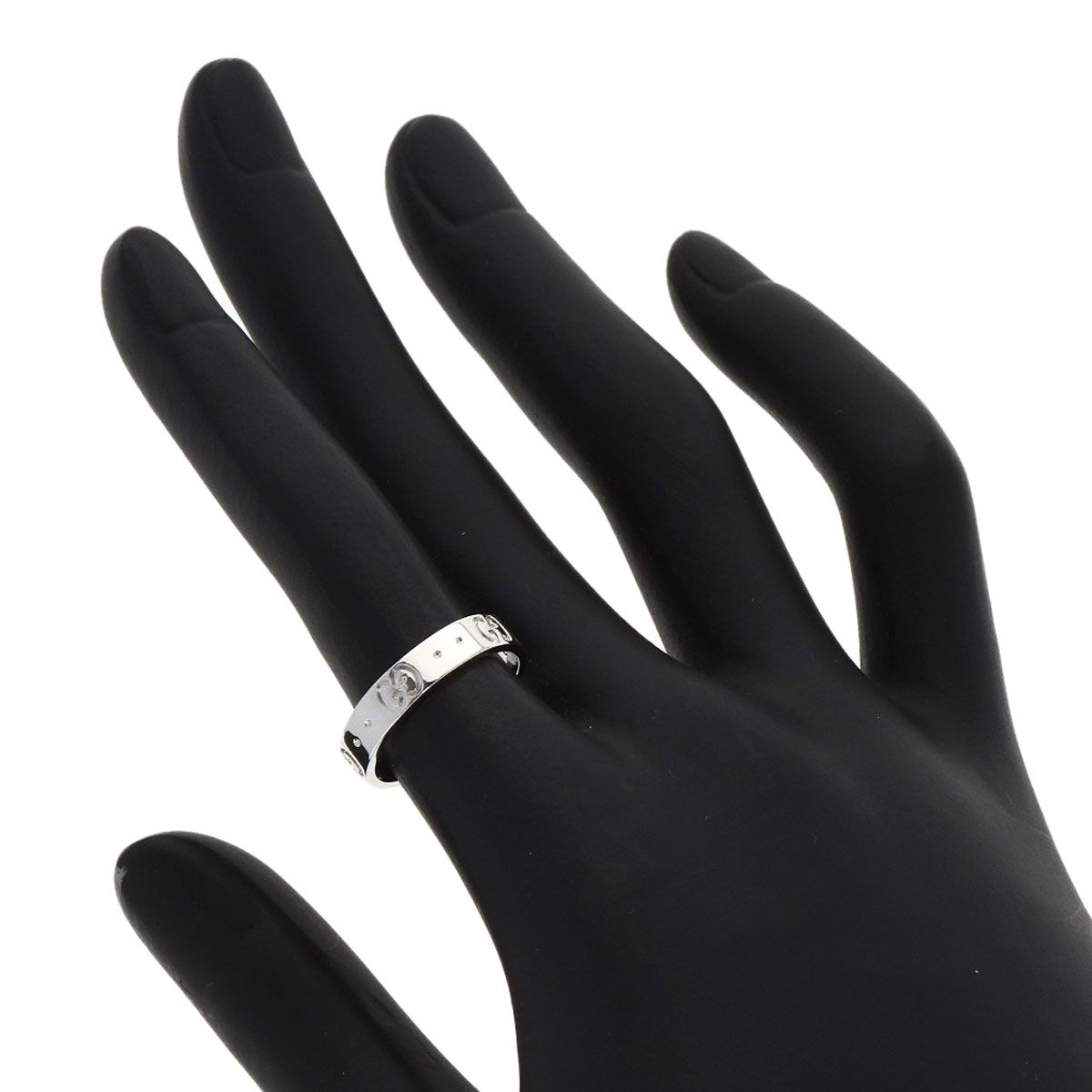 Gucci Icon Ring 18K White Gold