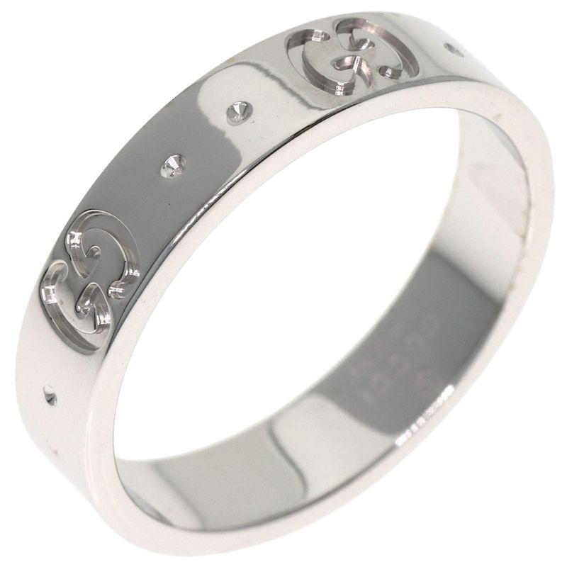 Gucci Icon Ring 18K White Gold