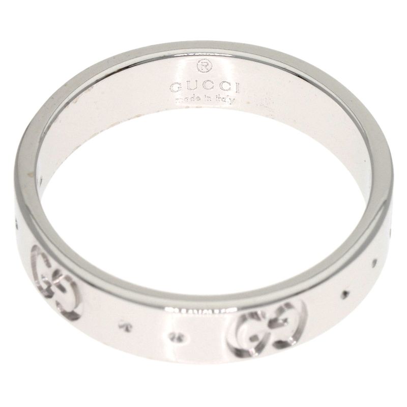 Gucci Icon Ring 18K White Gold