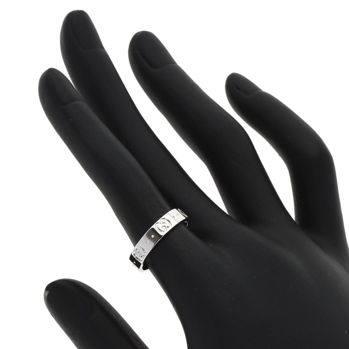 Gucci Icon Ring 18K White Gold