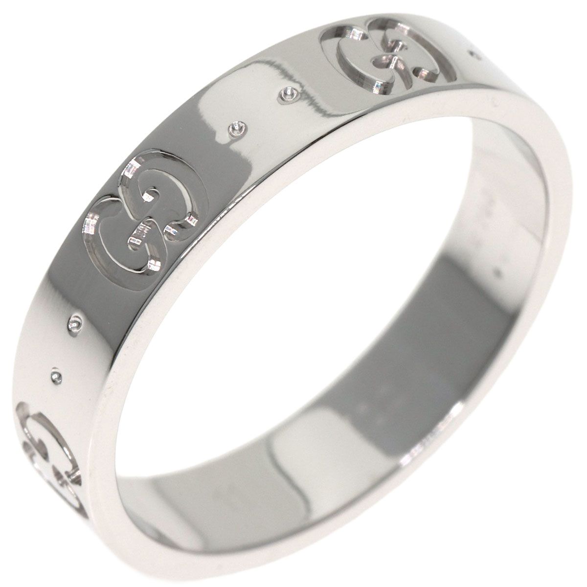 Gucci Icon Ring 18K White Gold