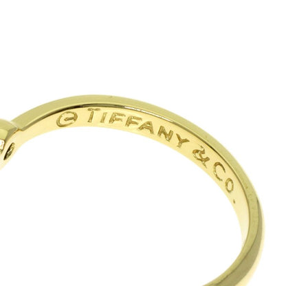 Tiffany & Co Open Heart Diamond Ring 18K Yellow Gold