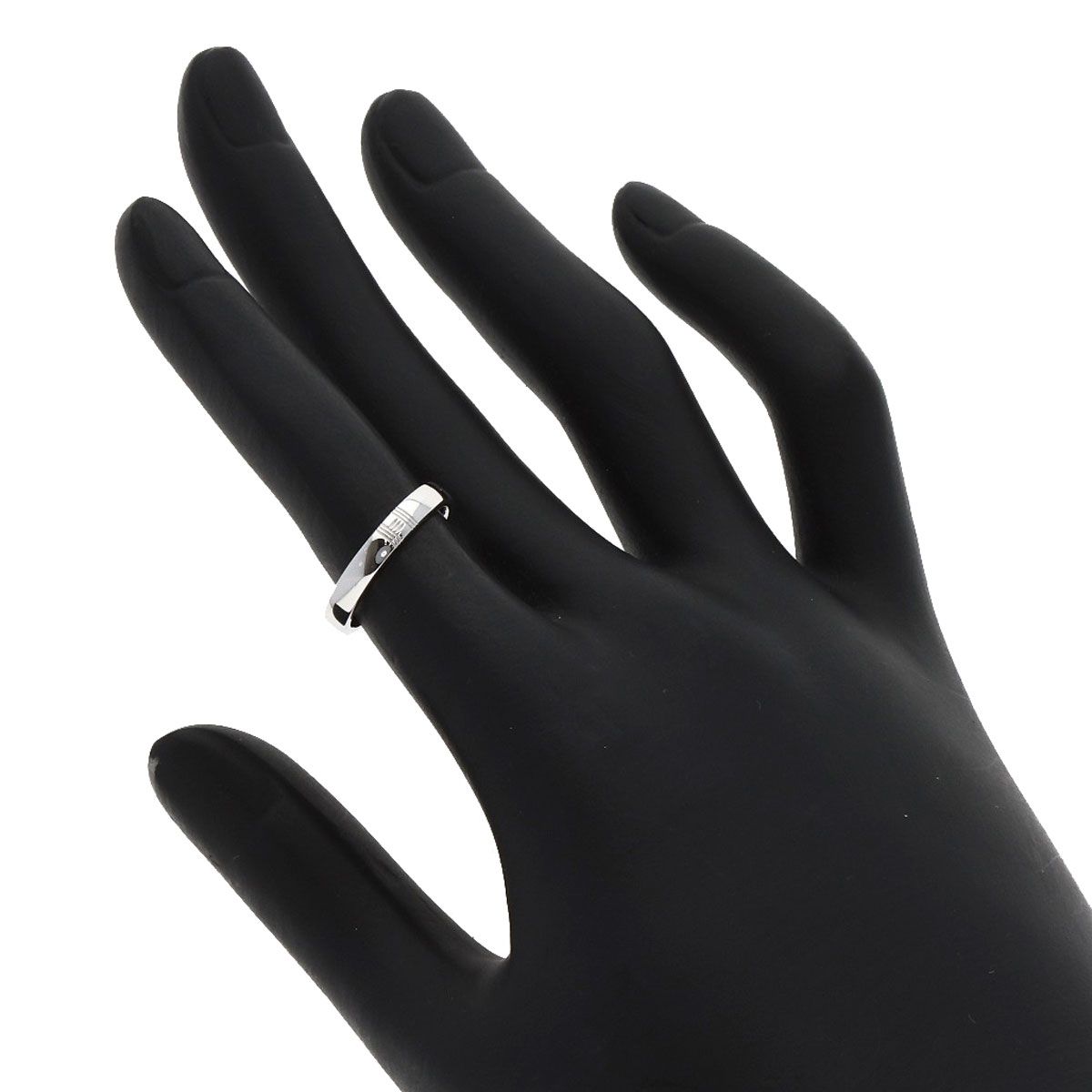 Hermes Alliance Kelly 47 Ring 18K White Gold