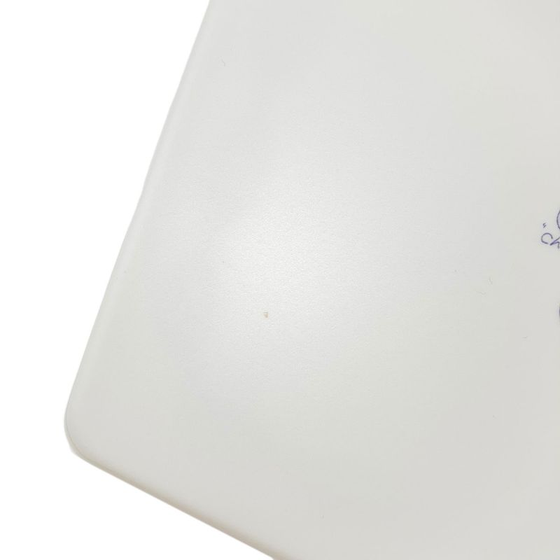 Hermes Chaine D'ancre Square Plate Pottery Shoulder Bag White Blue