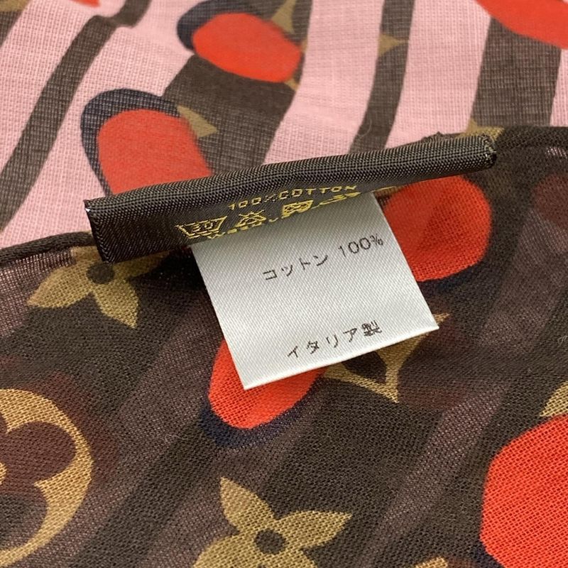 Louis Vuitton Shawl Monogram Jungle Dot Pareo Cotton Design
