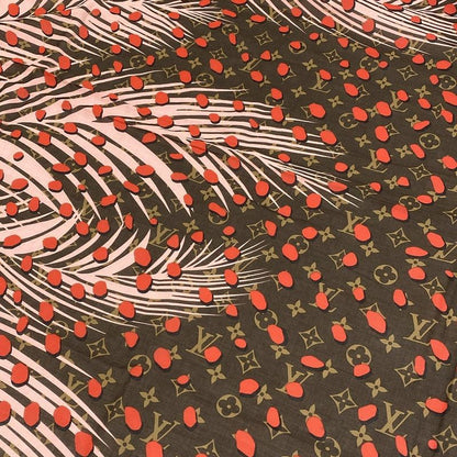 Louis Vuitton Shawl Monogram Jungle Dot Pareo Cotton Design