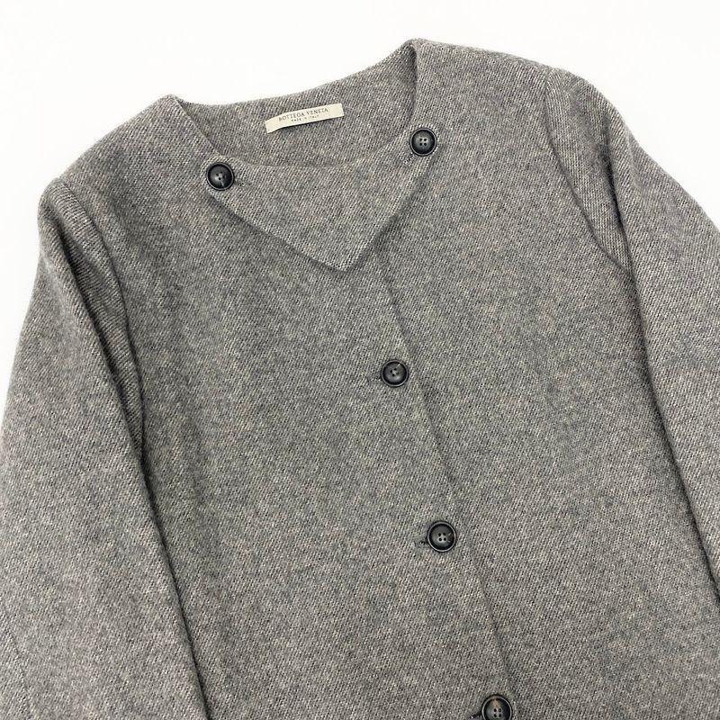 Bottega Veneta Skirt Jacket & Set Angora Blend 38 Gray