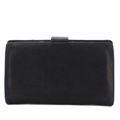 Chanel Timeless Classic Wallet Bifold Coin Purse Caviar Leather CC Logo