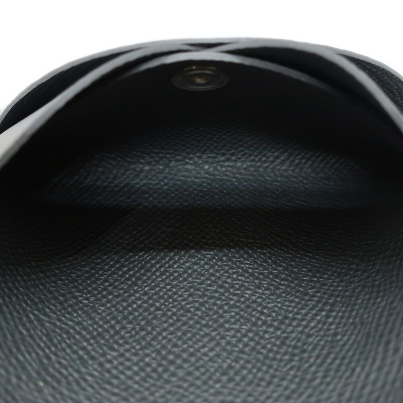 Hermes Calvi Duo Ardoise Gray Epsom Card Case