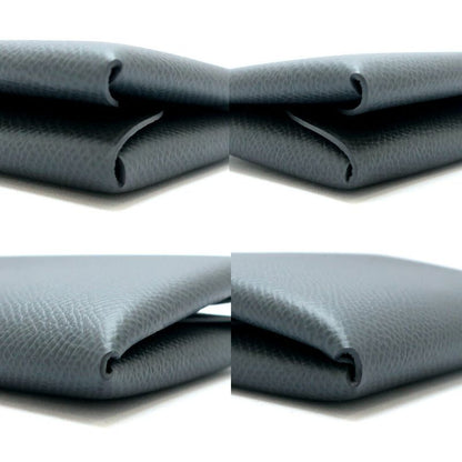 Hermes Calvi Duo Ardoise Gray Epsom Card Case