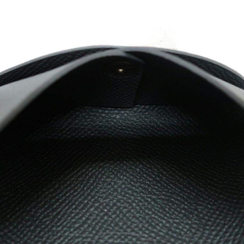 Hermes Calvi Duo Ardoise Gray Epsom Card Case
