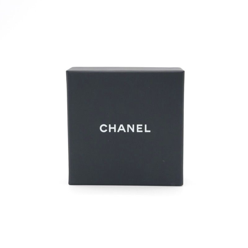 Chanel Hair Silver CC Logo Rhinestone Star Clip Set of 2
