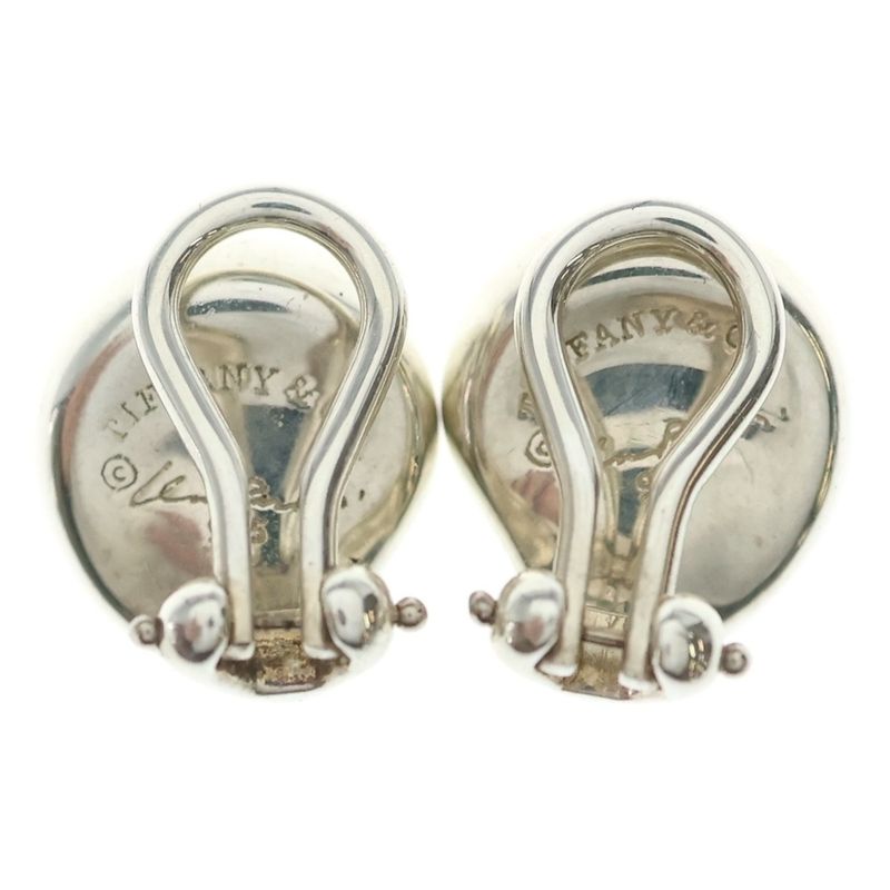 Tiffany & Co Bean Earrings Silver