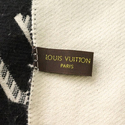 Louis Vuitton LV Essential Monogram All Over Logo Shawl Black