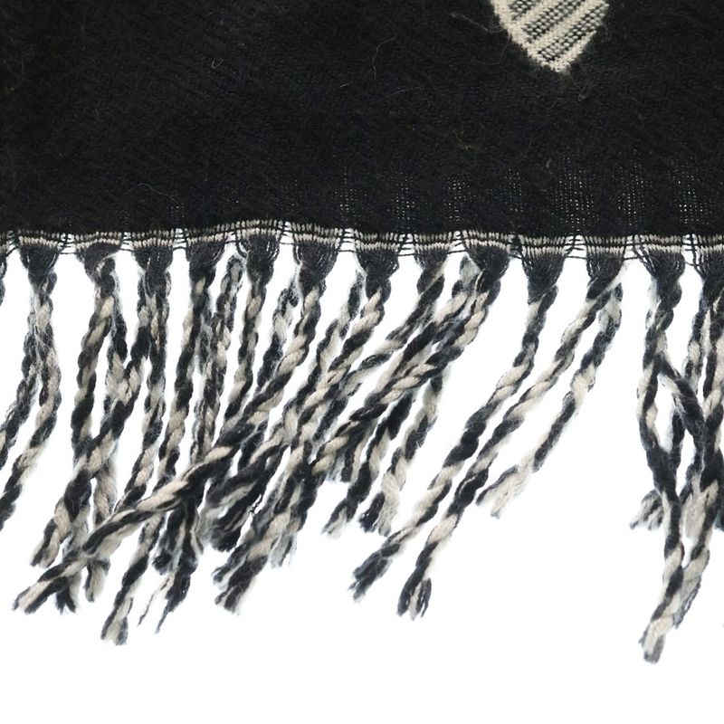 Louis Vuitton LV Essential Monogram All Over Logo Shawl Black