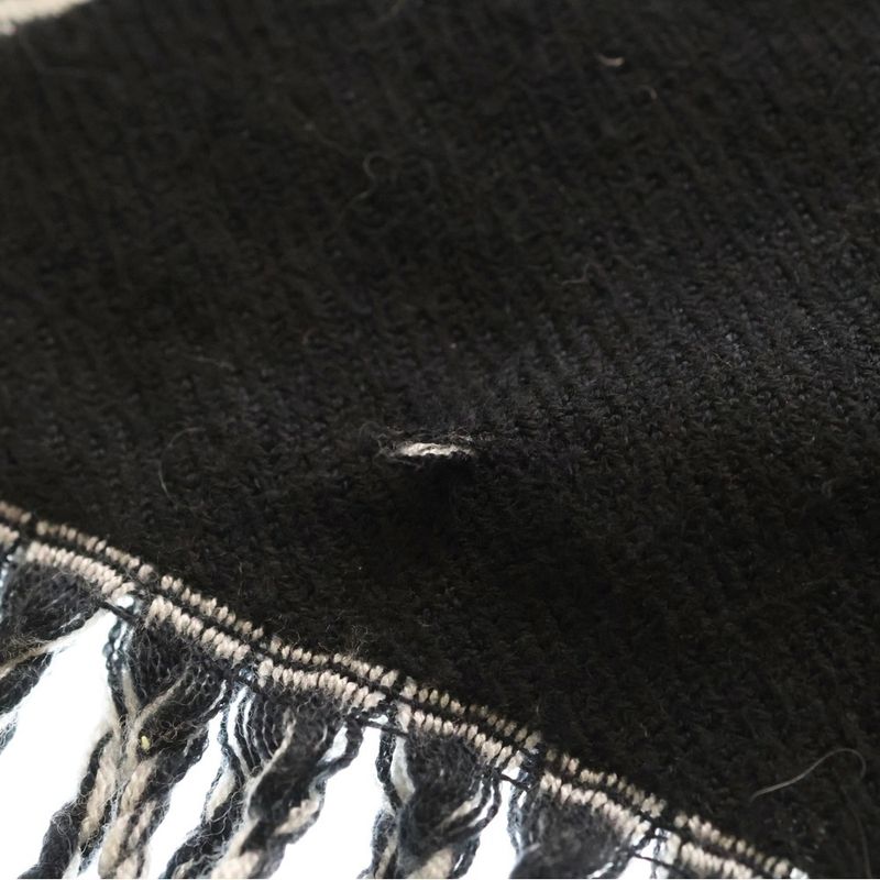Louis Vuitton LV Essential Monogram All Over Logo Shawl Black