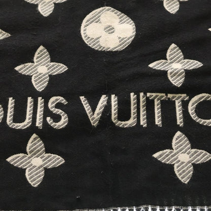 Louis Vuitton LV Essential Monogram All Over Logo Shawl Black
