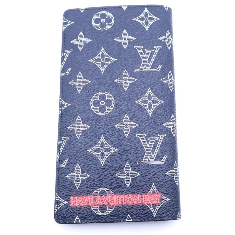 Louis Vuitton Monogram Ink Portefeuille Brother Upside Down Wallet Long