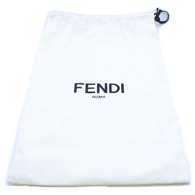 Fendi Zucca Shoulder Strap Beige Gold