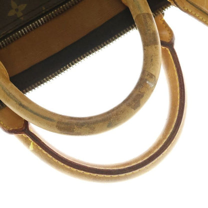 Louis Vuitton Monogram Keepall 60 Boston Bag Brown Leather