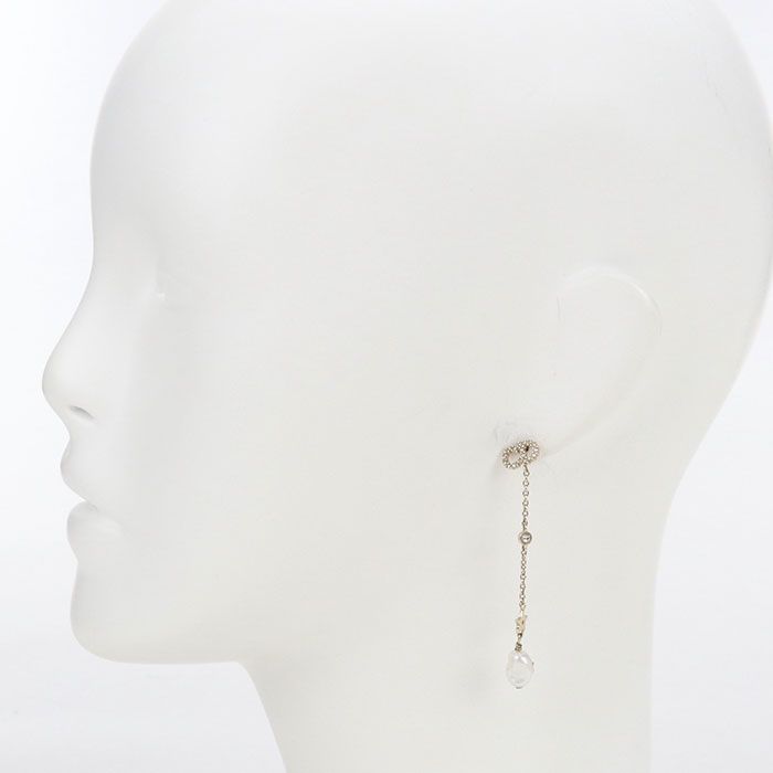 Dior CD Logo Star Earrings Metal