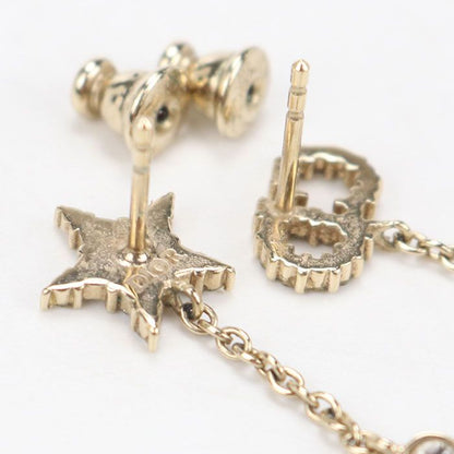 Dior CD Logo Star Earrings Metal