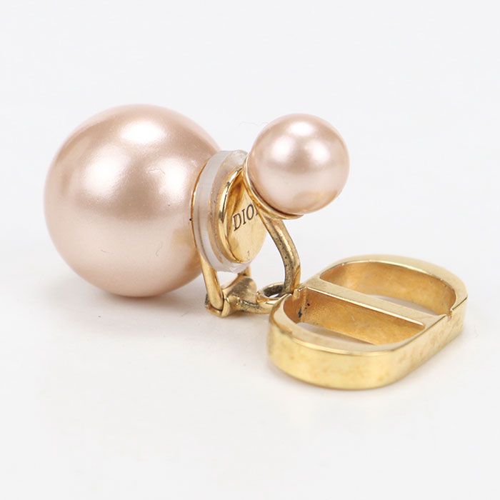 Dior Clip Earrings Tribal Metal