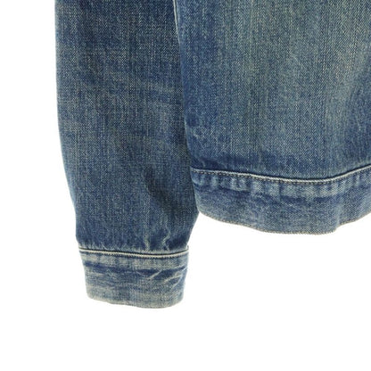 Dior Plain Logo Denim Jacket Indigo Blue