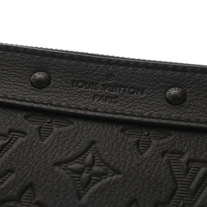 Louis Vuitton Monogram Shadow Pochette to Go Clutch Case Pouch