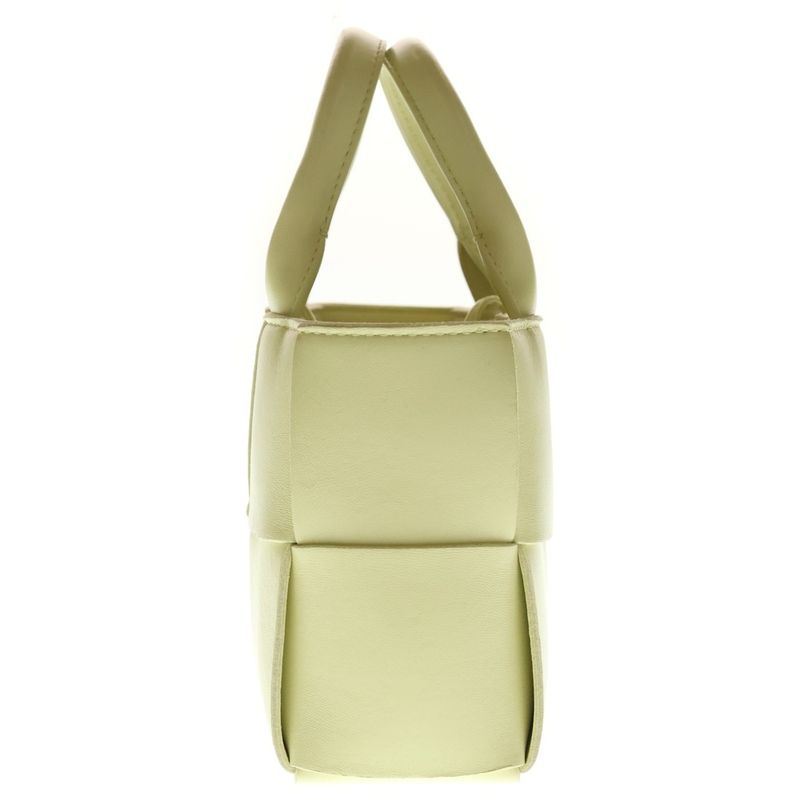 Bottega Veneta Alcomine 2-Way Mini Shoulder Bag Light Yellow