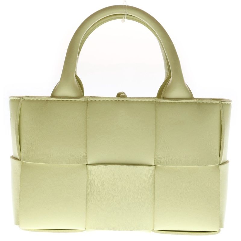 Bottega Veneta Alcomine 2-Way Mini Shoulder Bag Light Yellow