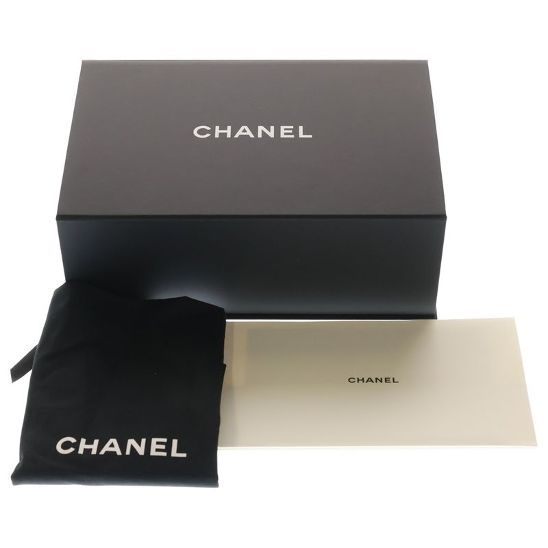 Chanel Quilted 23 CC Logo Caviar Leather Double Flap Chain Shoulder Bag Red