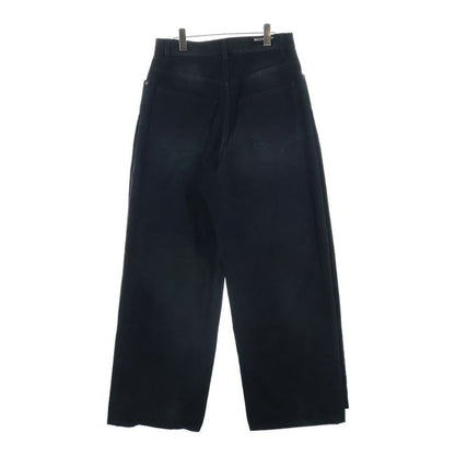 Balenciaga Double Front Denim Pants Black