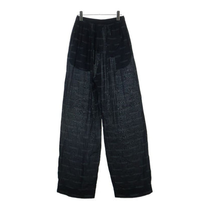 Balenciaga Logo Allover Easy Pants Black